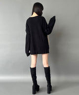 Chatonニットワンピース