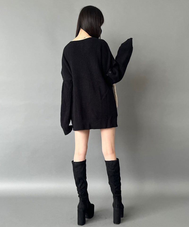 Chatonニットワンピース