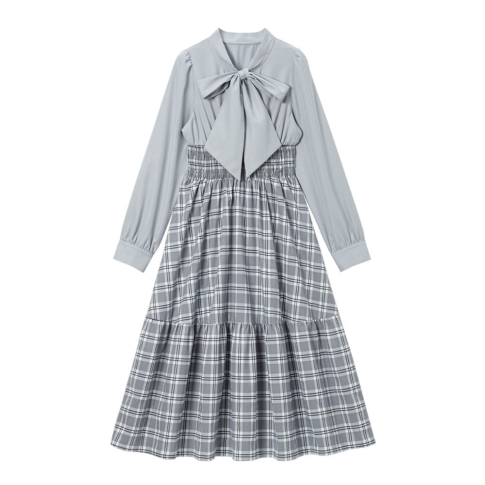 バッグレースアップボウタイワンピース – レディースファッション通販