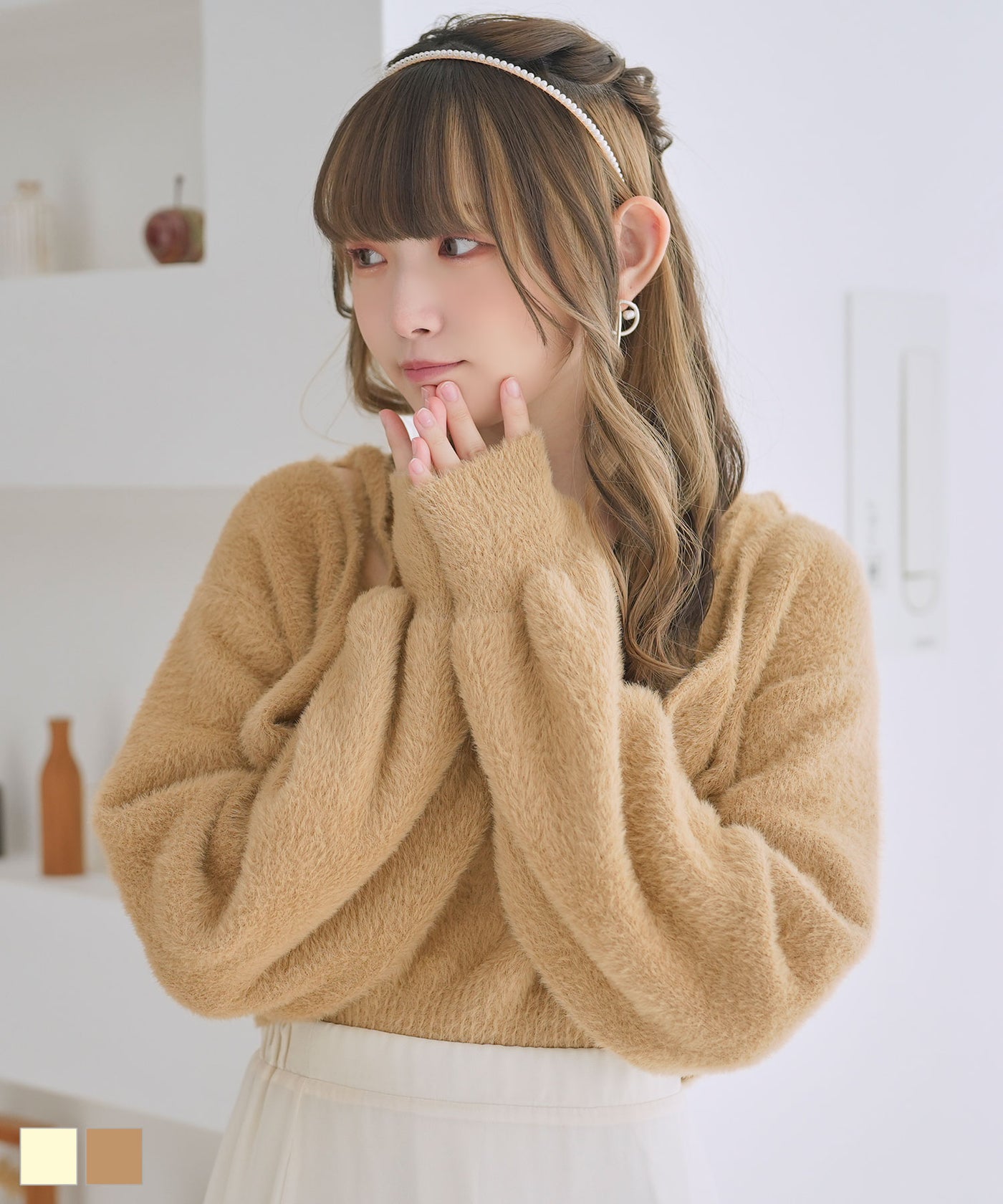 シャギーアンサンブルニット – レディースファッション通販の夢展望