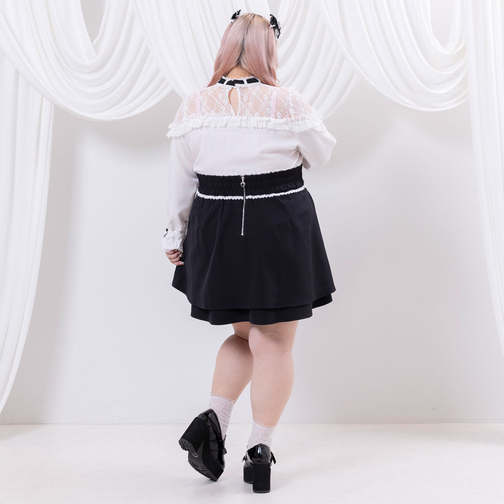 夢展望 スカート DearMyWhip まとめ買い】【送料無料】ハートいっぱいデザインスカート