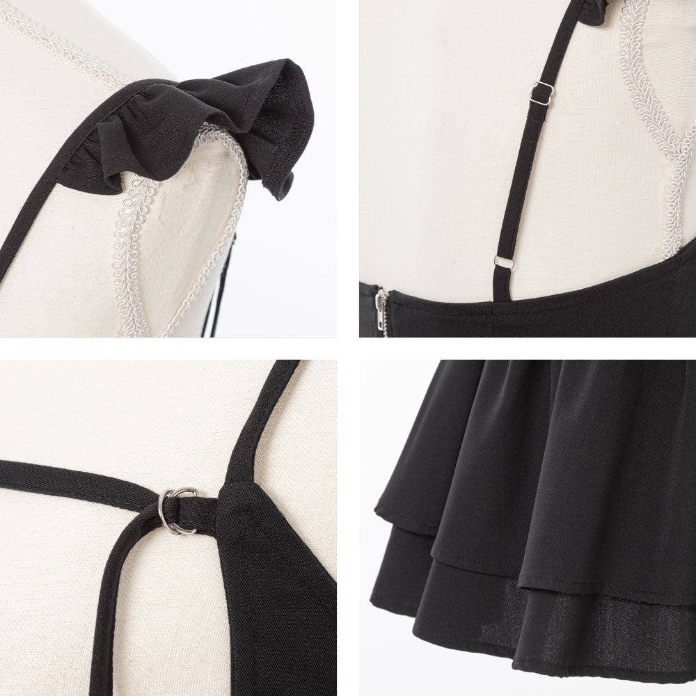 DimMoire 夢纏うサスペンダースカート　ブラック 夢纏うサスペンダースカート【Black】 | DimMoire