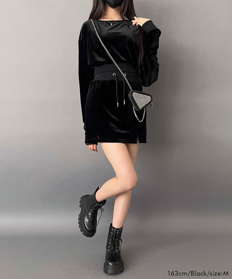 エンボスロゴベロアセットアップ