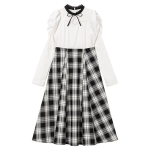 デコルテオープンクラシカルワンピース