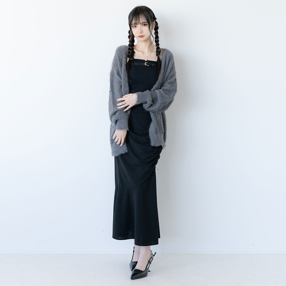 Damir doma フードカーディガン フェザータッチカーディガン【ニット】 – レディース