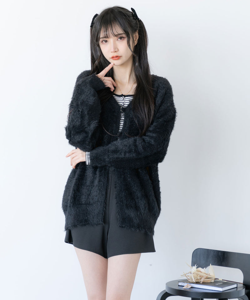 フェザータッチカーディガン【ニット】