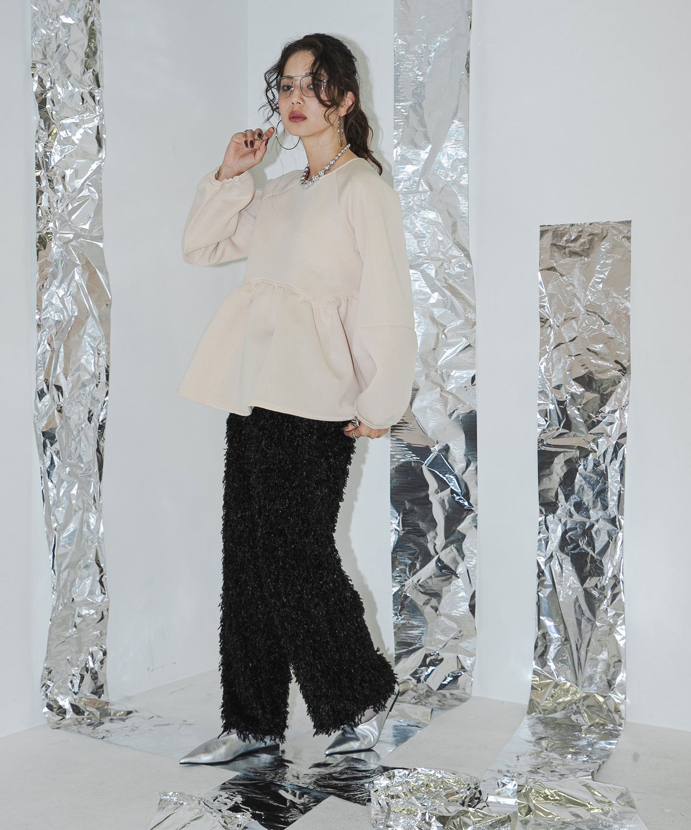 完売カラー☆YOIHI ダンボールペプラムトップス ダンボールニットペプラムトップス – レディースファッション通販の夢