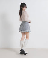 【新春セール】配色ダブルジップリブニットトップス【大きいサイズ有】