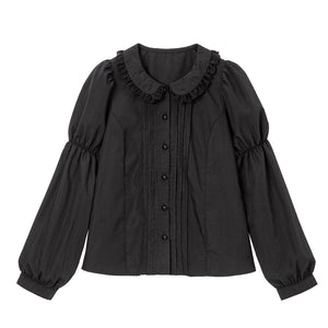 ミニ丸襟ガーリーブラウス