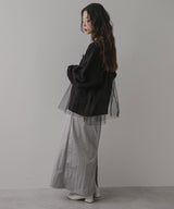 チュールドッキングニット