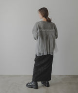 チュールドッキングニット