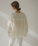 チュールドッキングニット