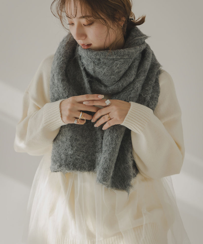 チュールドッキングニット