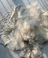 チュールドッキングニット