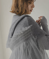 チュールドッキングニット