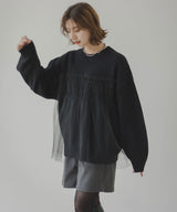 チュールドッキングニット