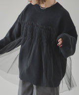 チュールドッキングニット