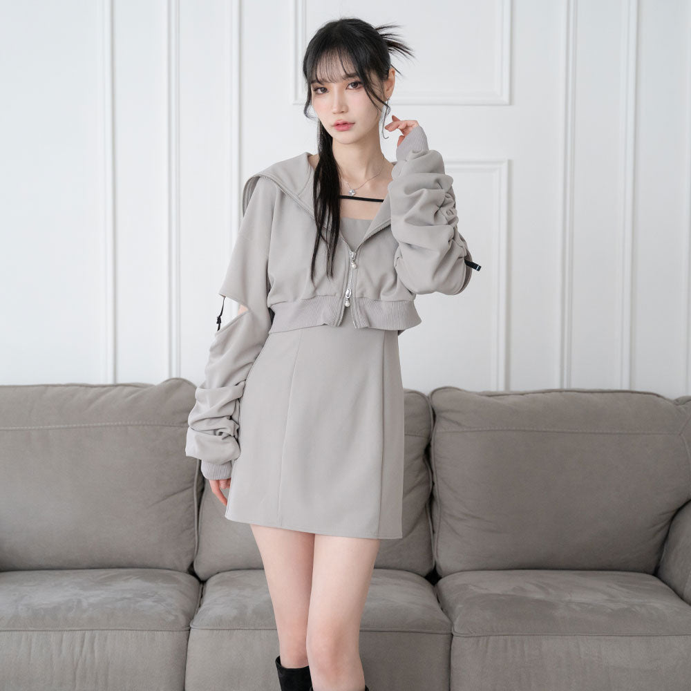 らぶゆー ZARA ノット ギャザーセーター×FANGLU LIN コラボ L
