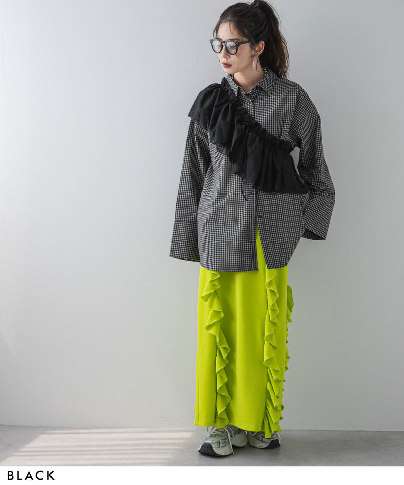 マルチウェイチュールつけ襟【チュール】