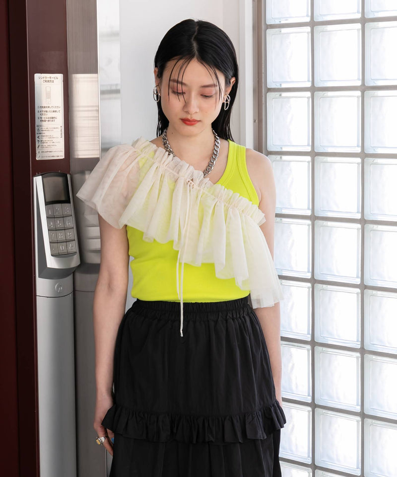 マルチウェイチュールつけ襟【チュール】