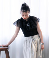 マルチウェイチュールつけ襟【チュール】