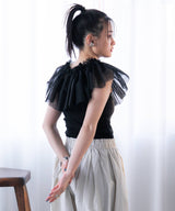 マルチウェイチュールつけ襟【チュール】