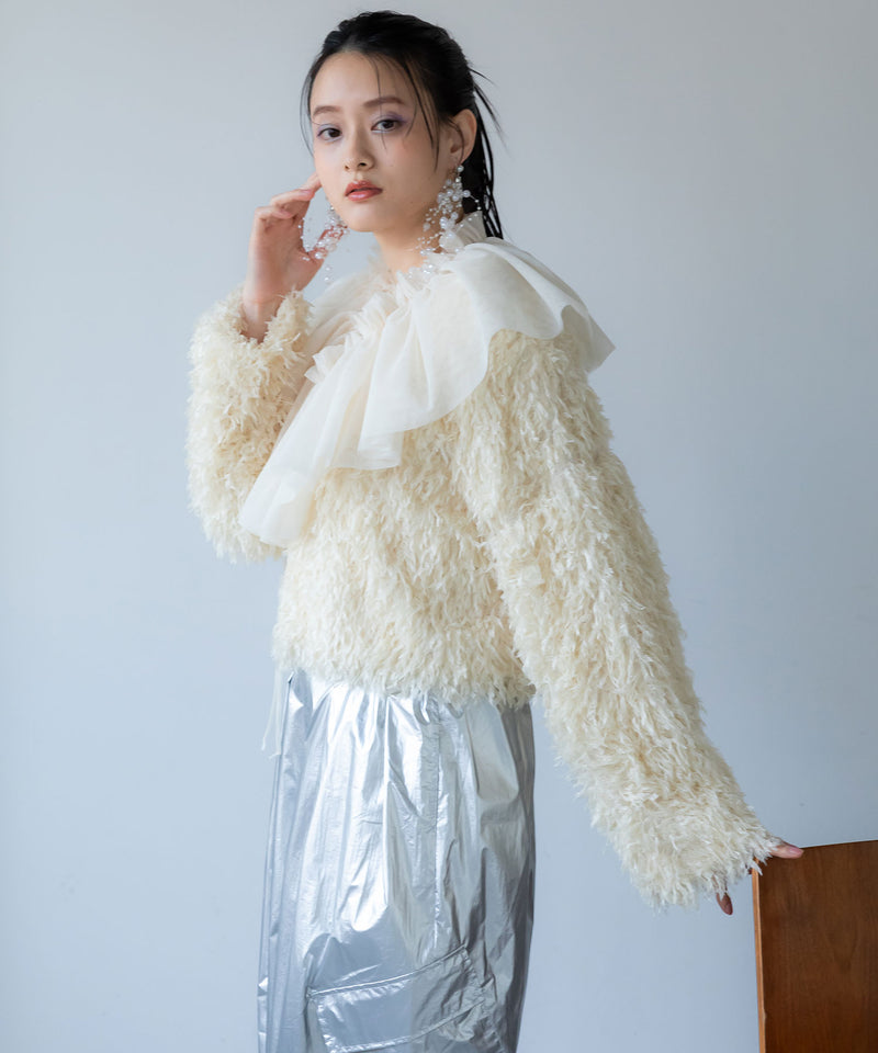 マルチウェイチュールつけ襟【チュール】