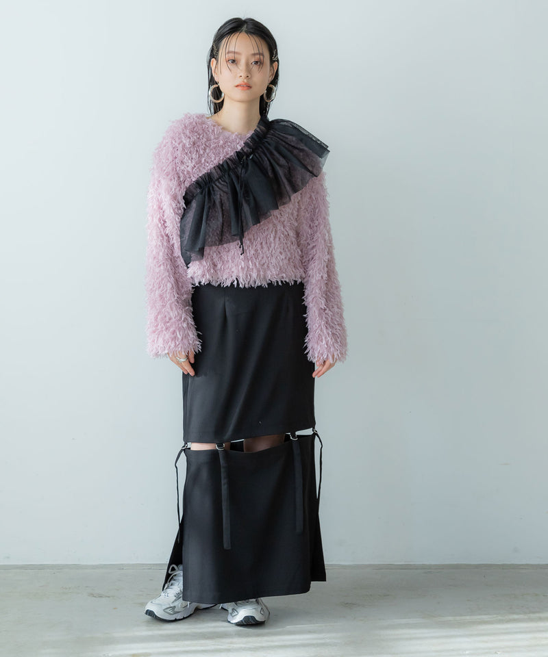 マルチウェイチュールつけ襟【チュール】