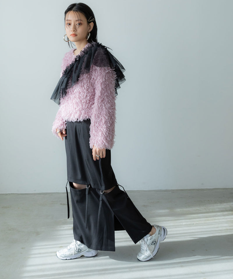 マルチウェイチュールつけ襟【チュール】