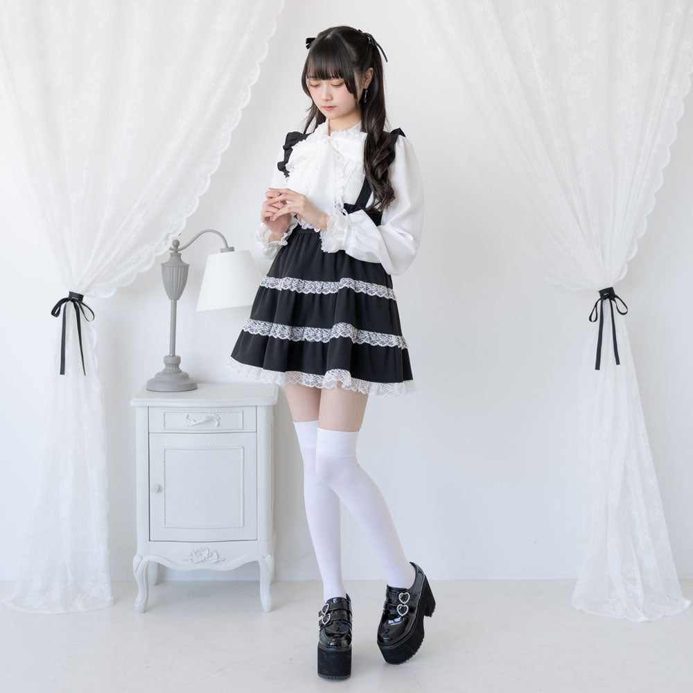 ADEAM By FOXEY ボウタイ リボン ブラウス 後ろカットレース ADEAM By FOXEY ボウタイ リボン ブラウス 後ろカットレース