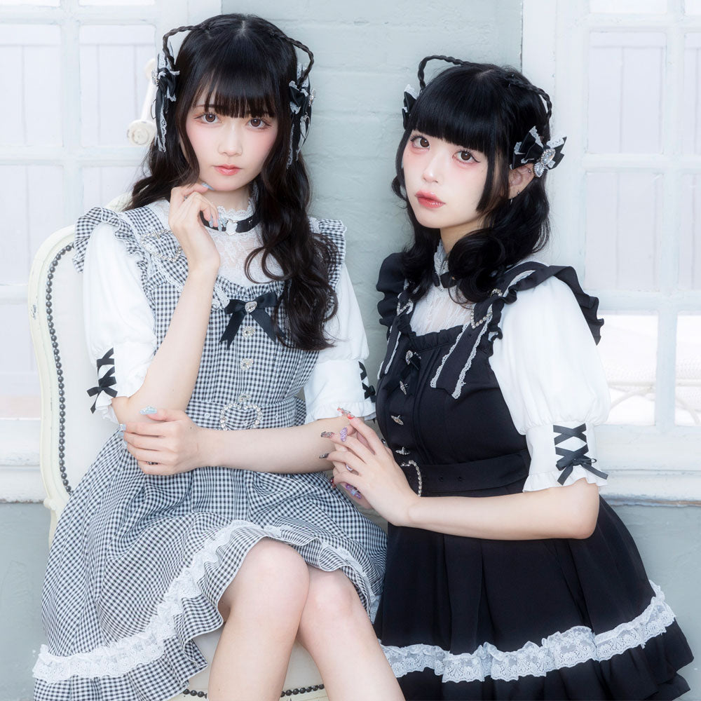 【DearMyLove】ハートチョーカーベルトレースワンピース 3L ハートチョーカーベルトレースワンピース – レディース