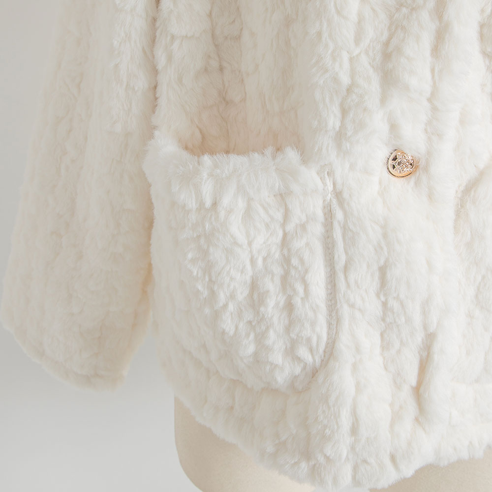 フェイクファーブルゾンジャケット【ボレロ】【コート