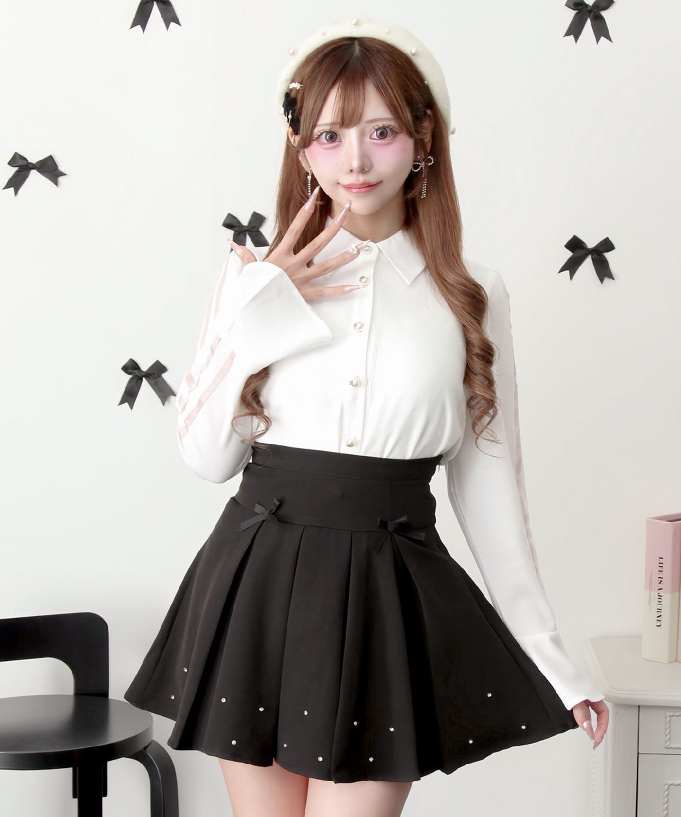 ベルスリーブラインブラウス – レディースファッション通販の夢展望