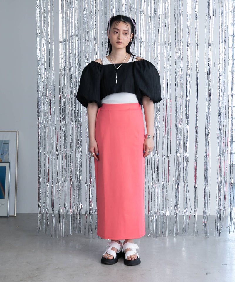 フクレジャガードオフショルビスチェ