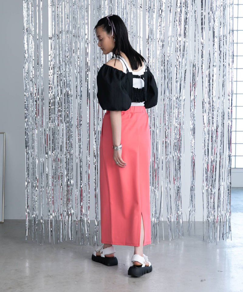 フクレジャガードオフショルビスチェ