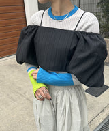 フクレジャガードオフショルビスチェ