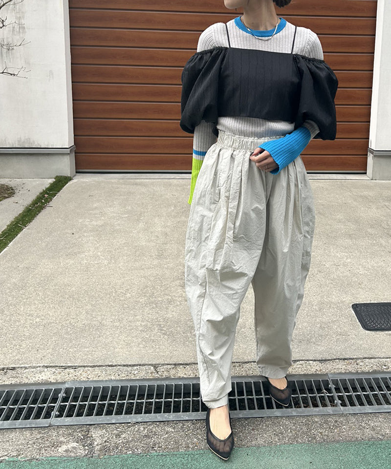 フクレジャガードオフショルビスチェ
