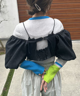 フクレジャガードオフショルビスチェ
