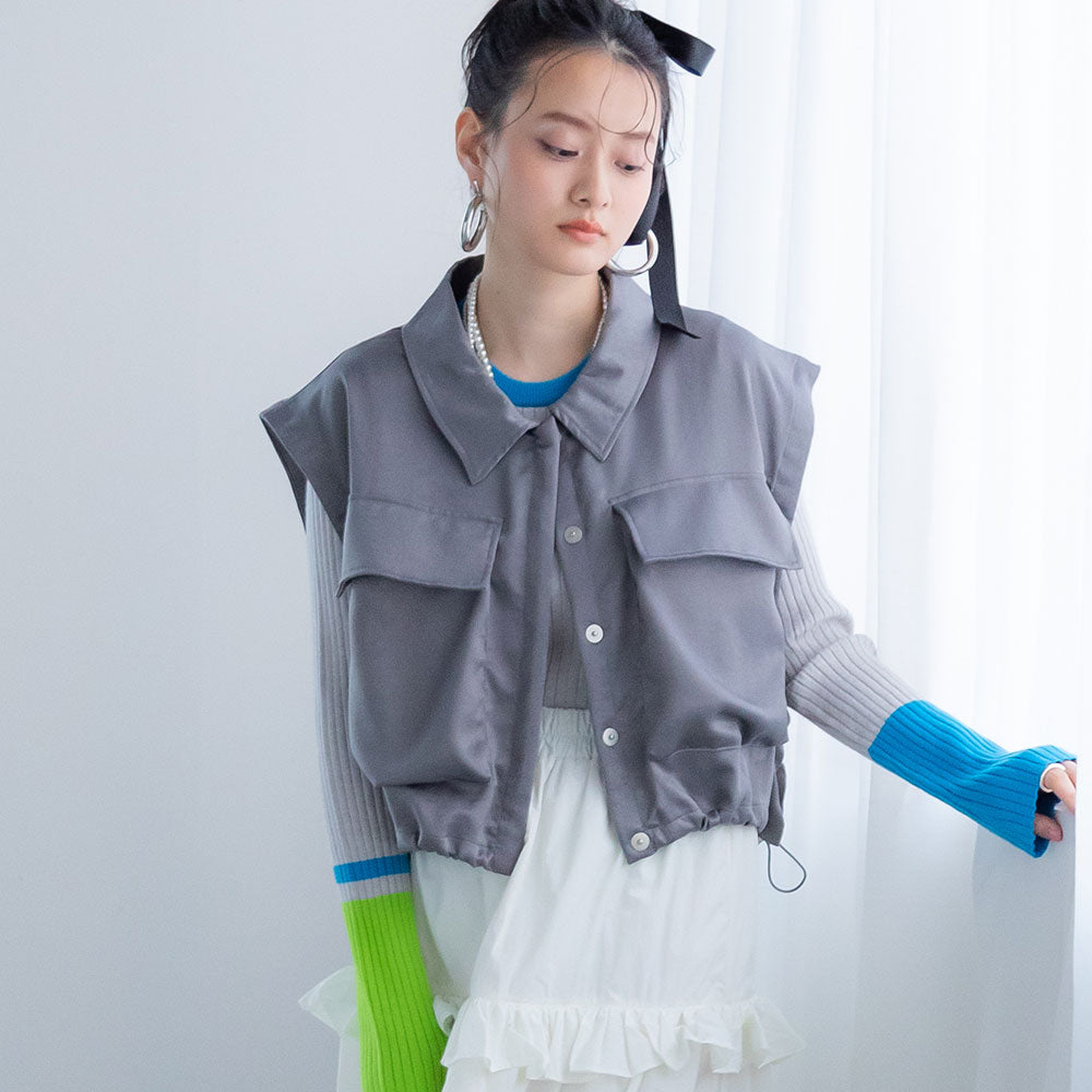 マチャット　クロップドベスト machatt マチャット CROPPED VEST クロップドベスト