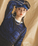 【メール便】シアーギャザートップス【チュール】