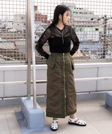 【最上もが着用】【メール便】シアーギャザートップス【チュール】