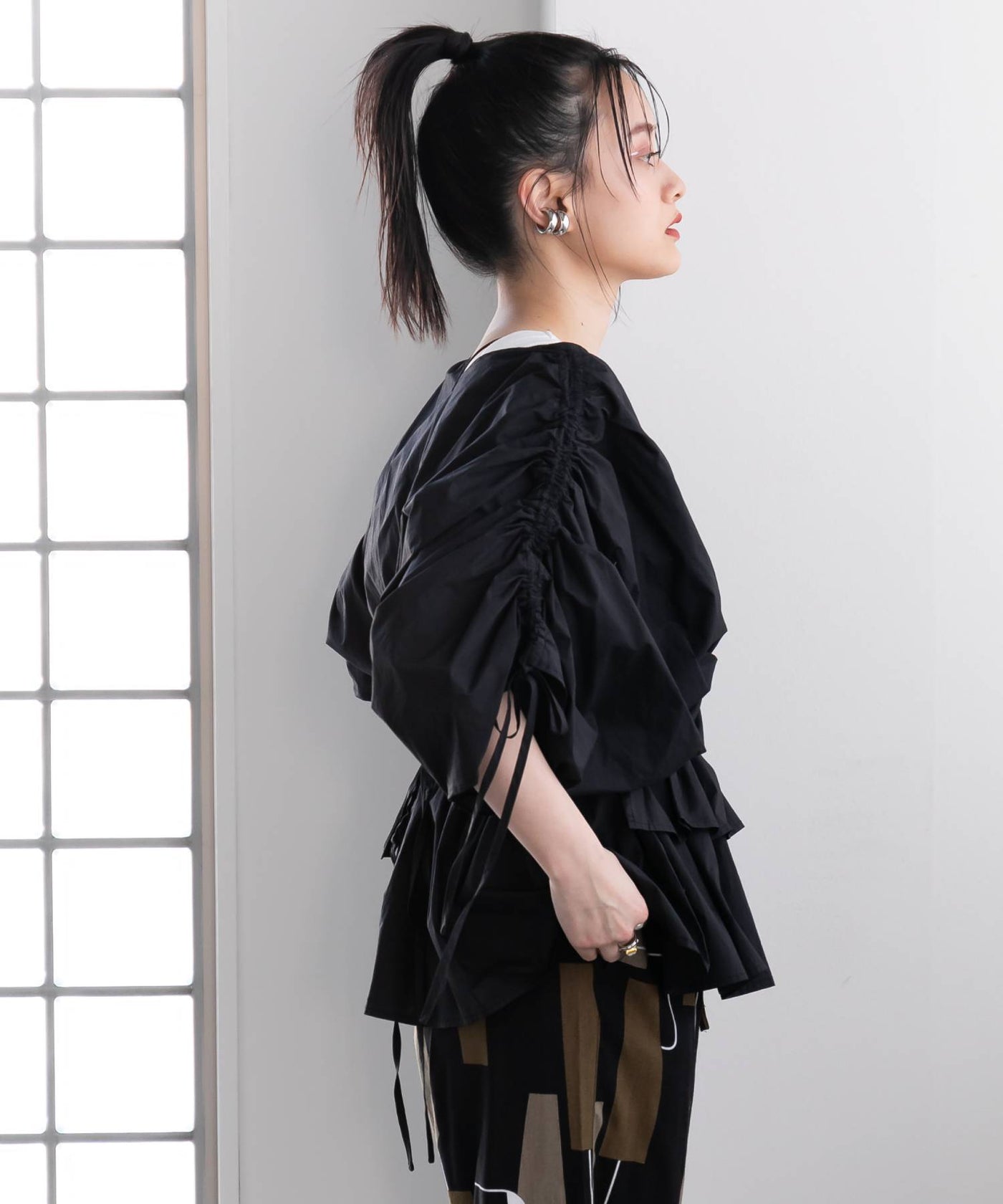 pium ティアードフリルブラウス ティアードフリルミニスカート – pium