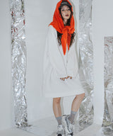 ボンディングタックスリーブミニワンピース