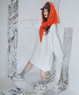 ボンディングタックスリーブミニワンピース