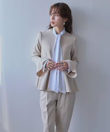 ジャケット・ブラウス・パンツスーツ3点セット