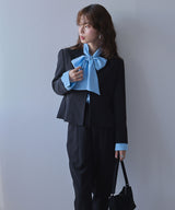 ジャケット・ブラウス・パンツスーツ3点セット