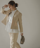 ジャケット・ブラウス・パンツスーツ3点セット