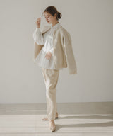 ジャケット・ブラウス・パンツスーツ3点セット