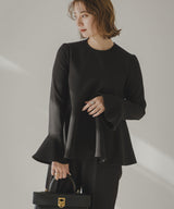 ジャケット・ブラウス・パンツスーツ3点セット