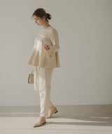 ジャケット・ブラウス・パンツスーツ3点セット